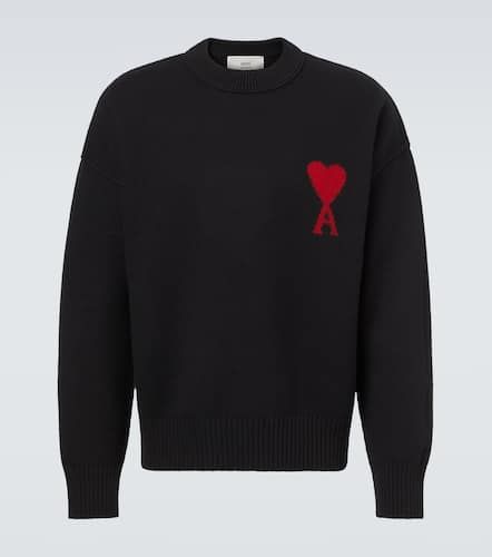 Pullover Ami De Cur in lana vergine - Ami Paris - Modalova