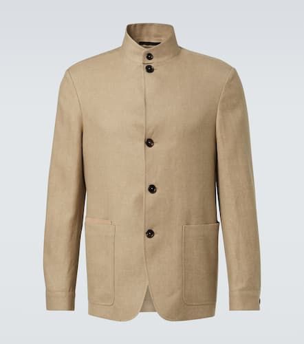 Zegna Blazer Chore de lana y lino - Zegna - Modalova