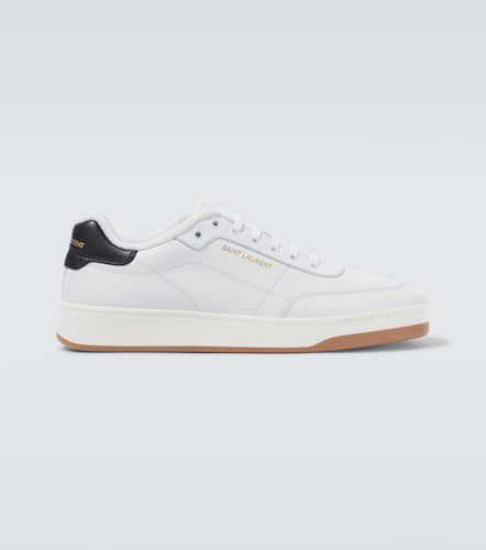 SL/61 logo leather low-top sneakers - Saint Laurent - Modalova