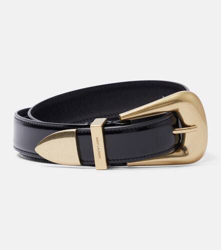 Folk patent leather belt - Saint Laurent - Modalova