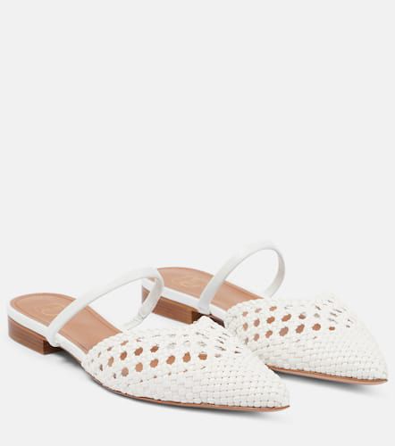 Marla faux leather and leather flats - Malone Souliers - Modalova