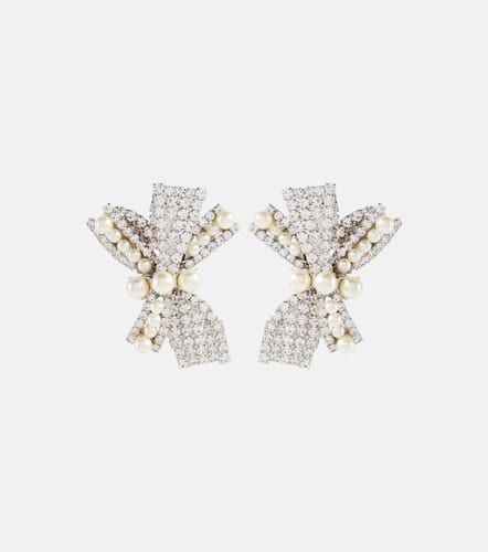 Simone SwarovskiÂ® crystal and faux pearl earrings - Jennifer Behr - Modalova