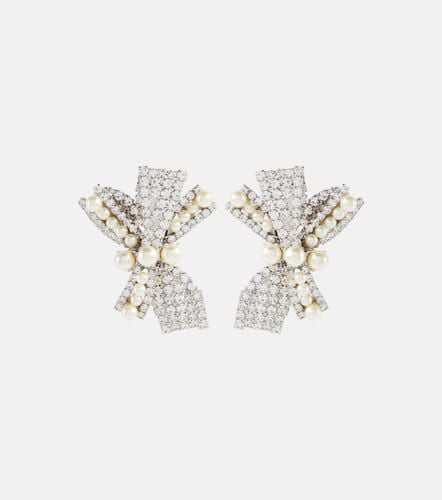 Simone Swarovski® crystal and faux pearl earrings - Jennifer Behr - Modalova