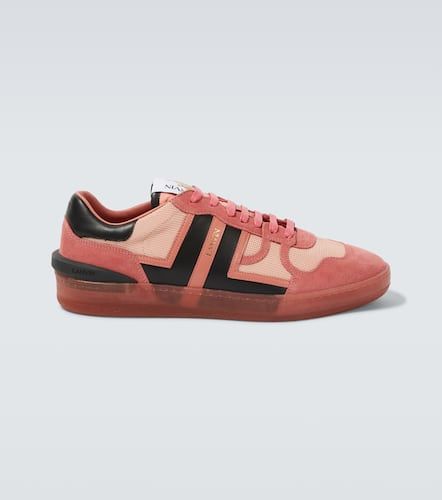 Lanvin Clay suede-trimmed sneakers - Lanvin - Modalova