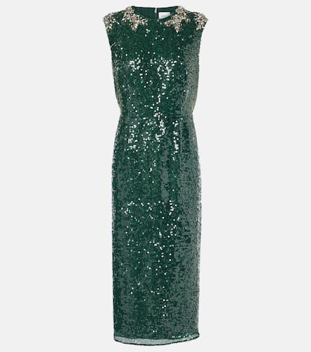 Sequined embellished pencil dress - Erdem - Modalova