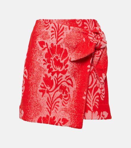 AlÃ©mais Martha printed cotton-blend wrap miniskirt - Alemais - Modalova