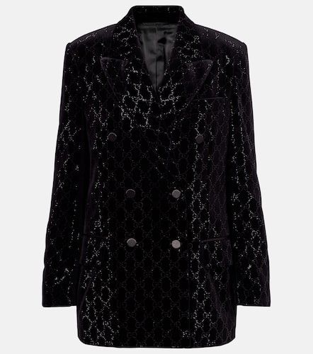 Gucci Blazer en coton mélangé - Gucci - Modalova