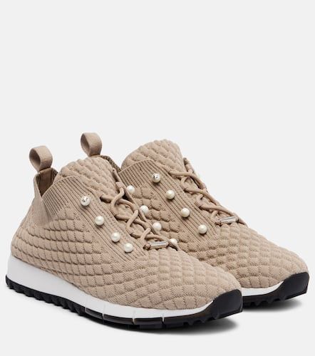 Veles faux pearls embellished sneakers - Jimmy Choo - Modalova