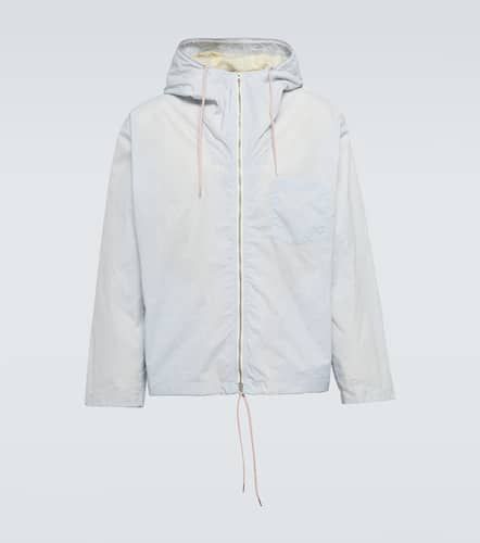 Chaqueta con capucha y cuello en pico - Acne Studios - Modalova