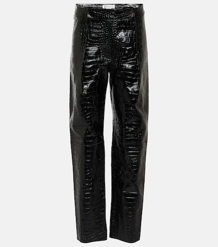High-rise leather leggings - Victoria Beckham - Modalova