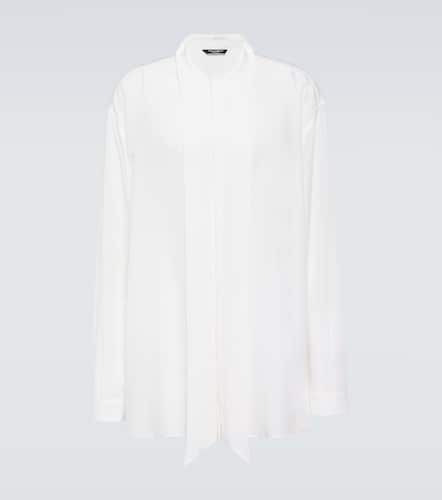 Camisa oversized de crepé de seda - Dolce&Gabbana - Modalova