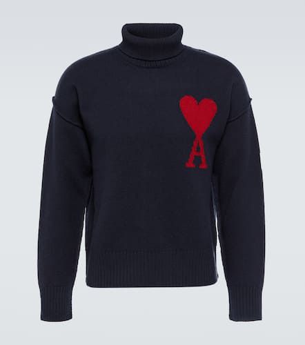 Ami De CÅur virgin wool turtleneck sweater - Ami Paris - Modalova