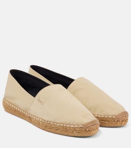 Espadrilles Cassandre aus Baumwoll-Gabardine - Saint Laurent - Modalova