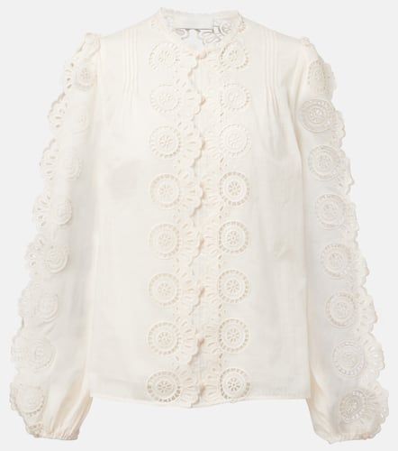 Blusa Lucky de algodón bordada - Zimmermann - Modalova