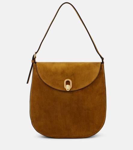 Tondo Large suede shoulder bag - Savette - Modalova