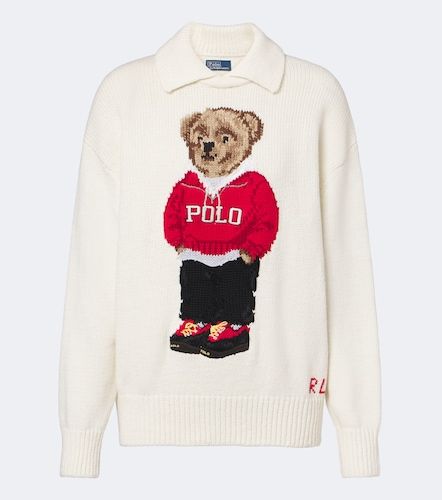 Pullover Polo Bear in lino e cotone - Polo Ralph Lauren - Modalova