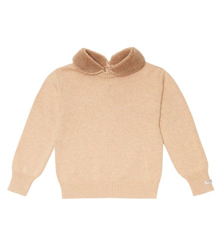 Freder faux fur-trimmed sweater - Donsje - Modalova