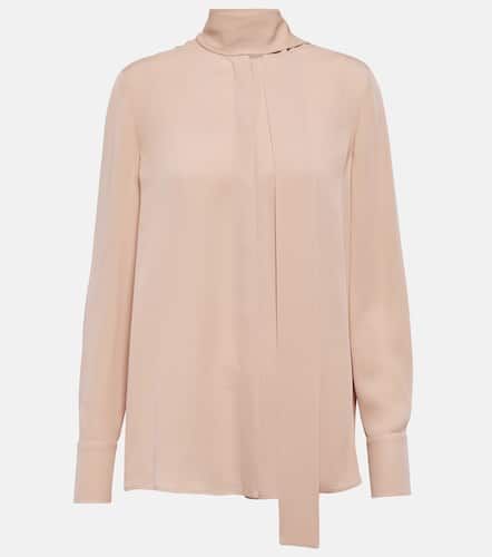 Blusa de seda con cuello de pañuelo - Valentino - Modalova