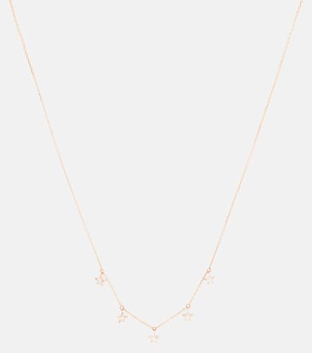 Halskette Star aus 14kt Roségold mit Diamanten - Roxanne First - Modalova