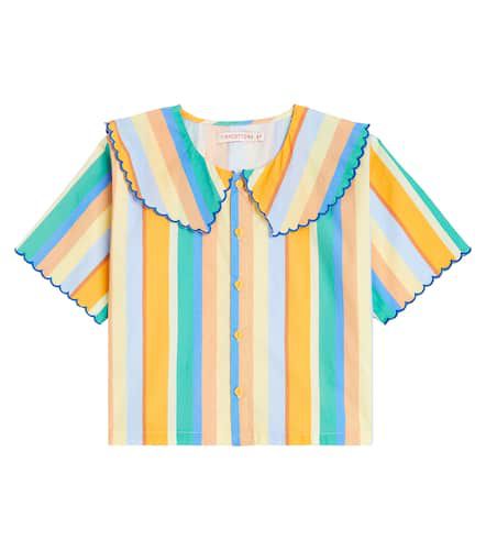 Camisa de popelín de algodón a rayas - Tinycottons - Modalova
