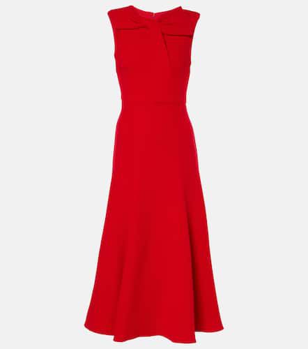 Vestido midi de crepé de lana - Roland Mouret - Modalova