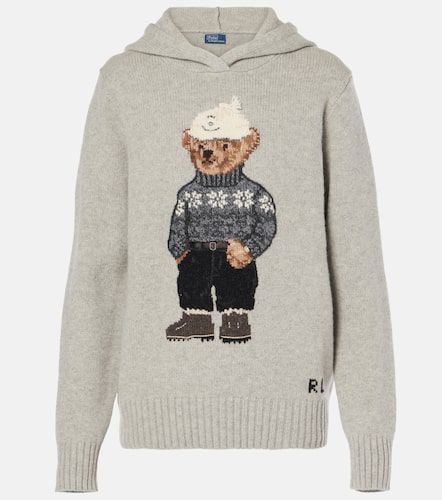 Hoodie Polo Bear aus Wolle und Kaschmir - Polo Ralph Lauren - Modalova