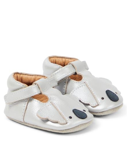 Bebé - zapatos Blinc Koala de piel metalizada - Donsje - Modalova