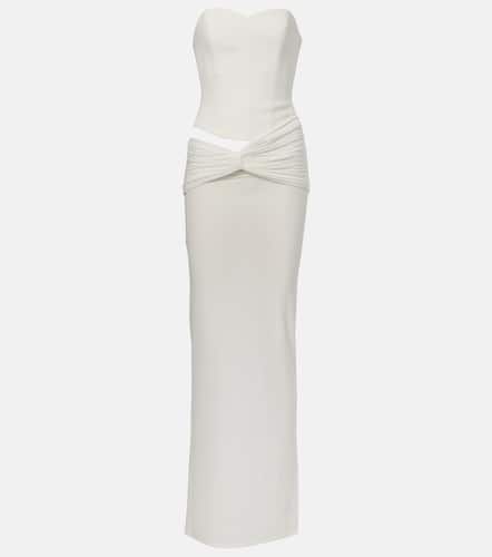 Draped crÃªpe jersey corset dress - Alex Perry - Modalova