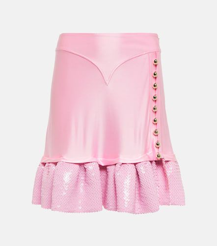 Sequined embellished miniskirt - Rabanne - Modalova