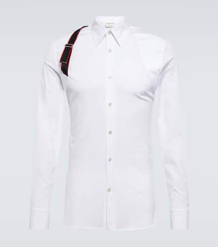 Camicia Signature Harness in misto cotone - Alexander McQueen - Modalova