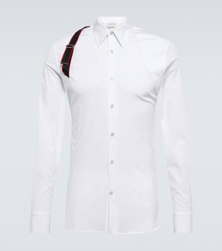 Signature Harness cotton-blend shirt - McQueen - Modalova