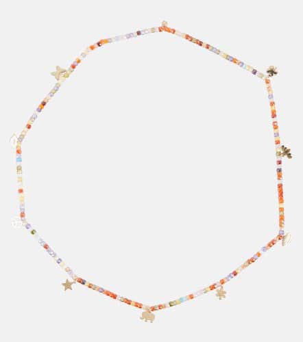 Halskette aus Zirkon mit 14kt Gelbgold - Sydney Evan - Modalova