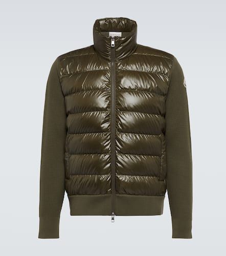 Moncler Down-paneled wool jacket - Moncler - Modalova