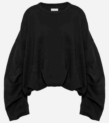 Oversized cotton jersey sweatshirt - Dries Van Noten - Modalova