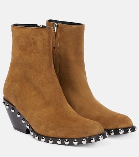 Ankle Boots Hooper aus Veloursleder - Khaite - Modalova