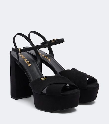 Prada Suede platform sandals - Prada - Modalova