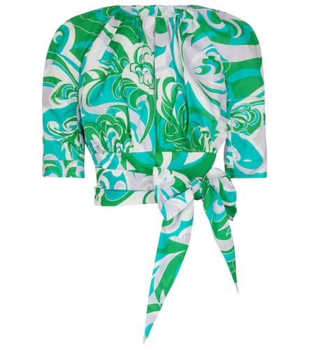 Crop top estampado - Emilio Pucci Beach - Modalova