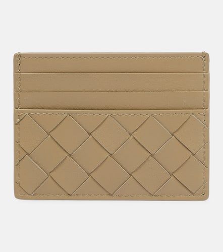 Intrecciato leather card holder - Bottega Veneta - Modalova