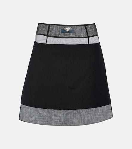 Prada Minifalda de tiro alto - Prada - Modalova