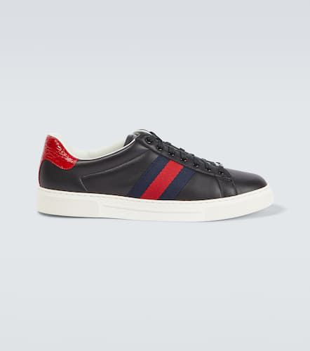 Gucci Ace leather sneakers - Gucci - Modalova