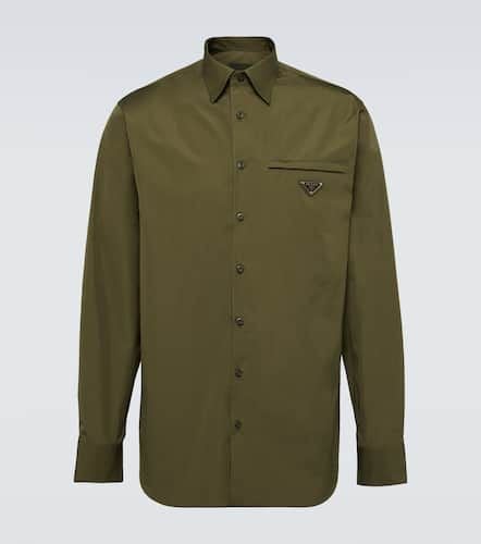 Prada Logo cotton shirt - Prada - Modalova