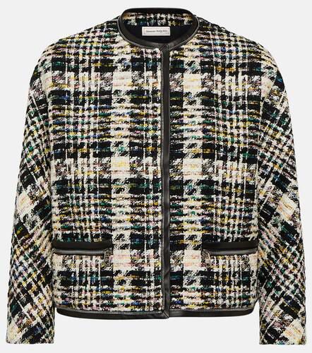 Checked tweed jacket - Alexander McQueen - Modalova