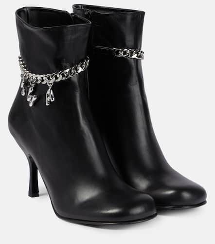 Embellished leather ankle boots - JW Anderson - Modalova