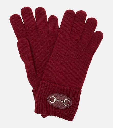 Gucci Gants Horsebit en laine - Gucci - Modalova