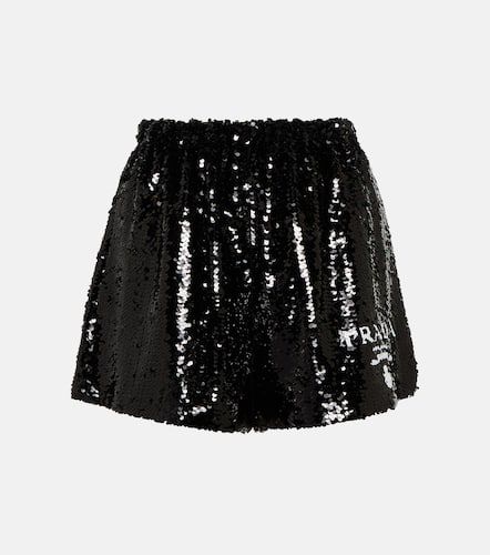 Prada High-rise silk chiffon shorts - Prada - Modalova