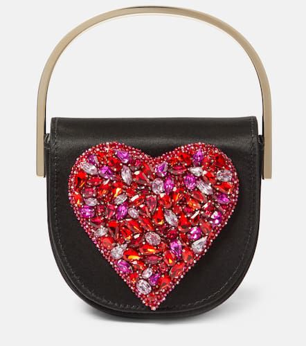 Borsa Love Me Micro con cristalli - Aquazzura - Modalova