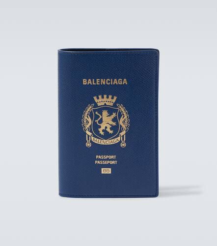 Funda para pasaporte de piel estampada - Balenciaga - Modalova