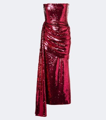 Abito bustier con paillettes - Alex Perry - Modalova