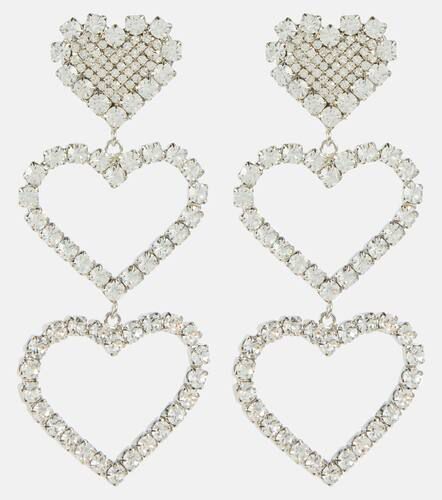 Crystal drop earrings - Alessandra Rich - Modalova