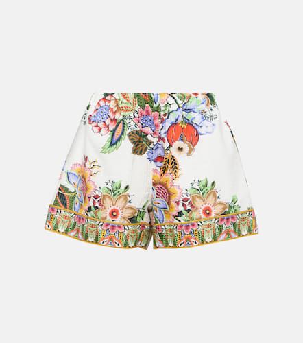 Etro Floral cotton and silk shorts - Etro - Modalova